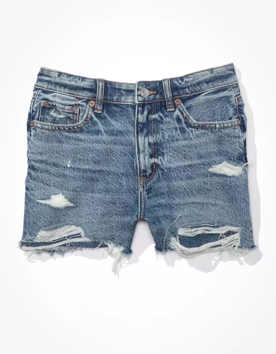 Shorts American Eagle AE Denim Mom Multicolore Femme | IAZ-73748543